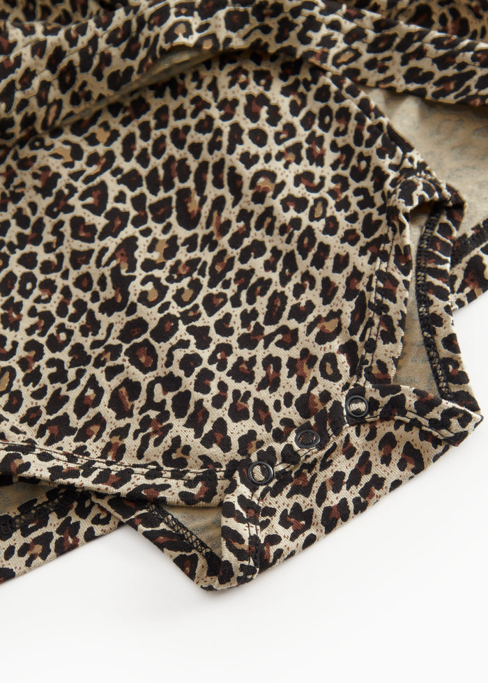 Body dress in leopard print