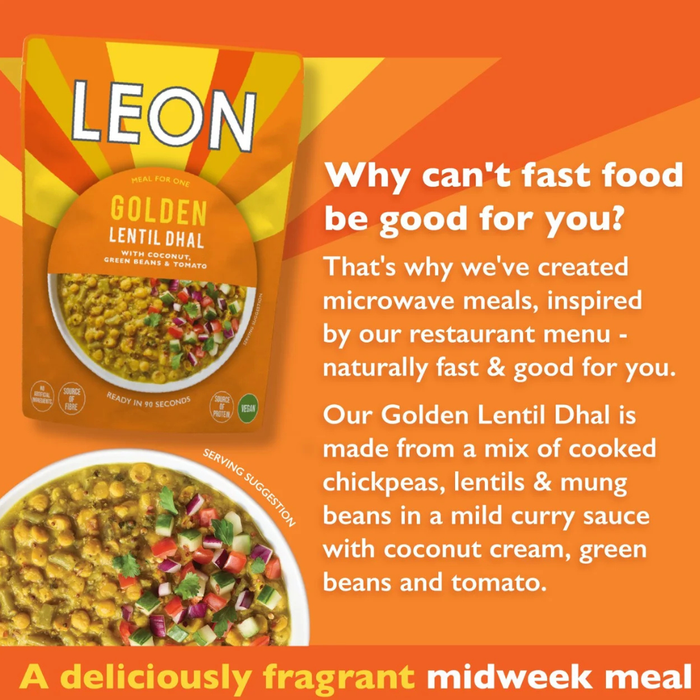 LEON Golden Lentil Dhal 250g