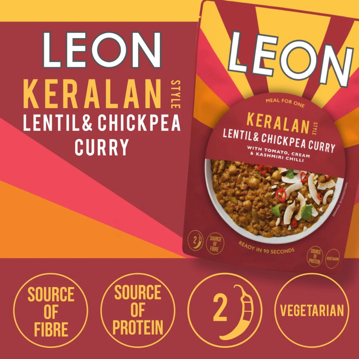 LEON Keralan Style Lentil & Chickpea Curry 250g