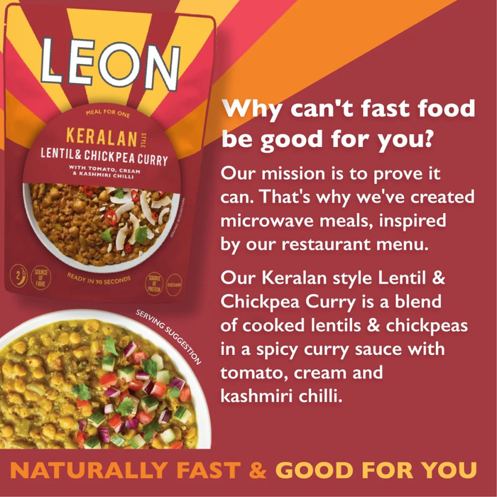 LEON Keralan Style Lentil & Chickpea Curry 250g