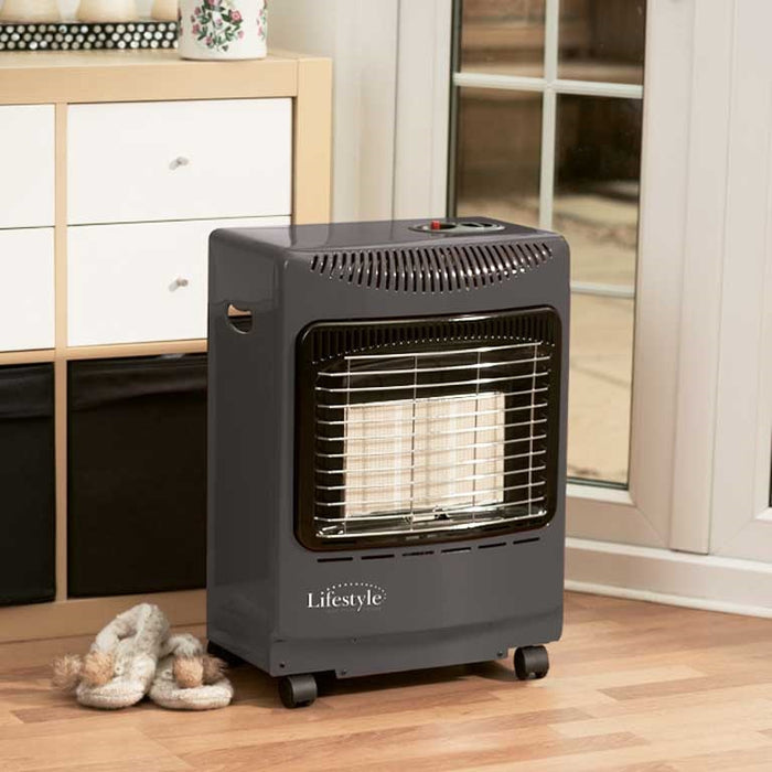 Lifestyle Mini Heatforce 4.2kw Radiant Portable Gas Heater - Grey