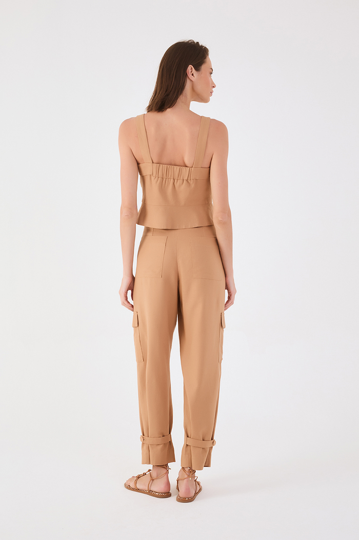 Linen Side Pocket Pants