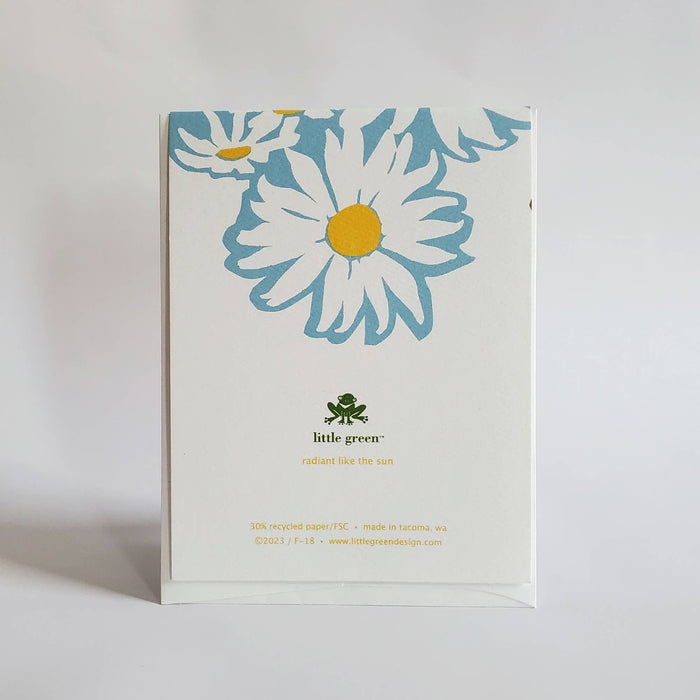 Little Green - Radiant Like the Sun Encouragement Friendship Greeting Card