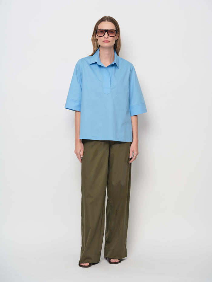 Long Cotton Wide Pants