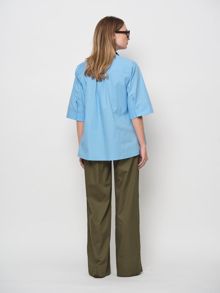 Long Cotton Wide Pants