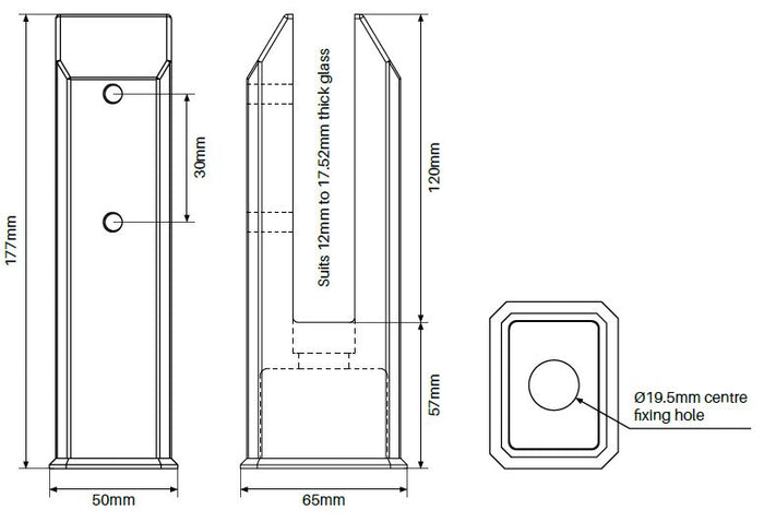 Madrid Deluxe top fix spigot, perfect if you dont have room for core drill holes - Image 2