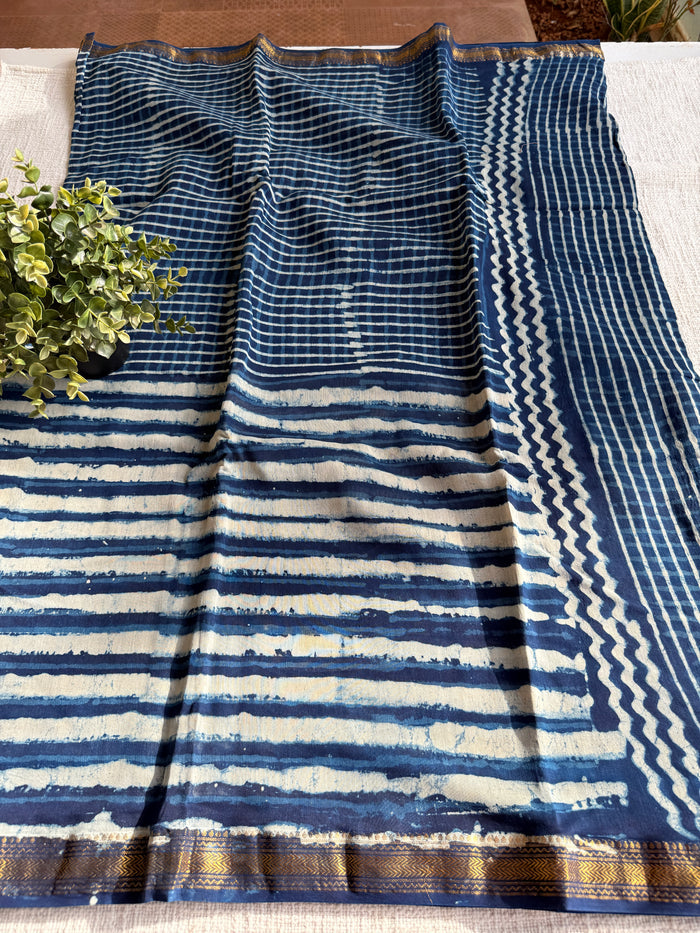 Maheswari border chanderi saree