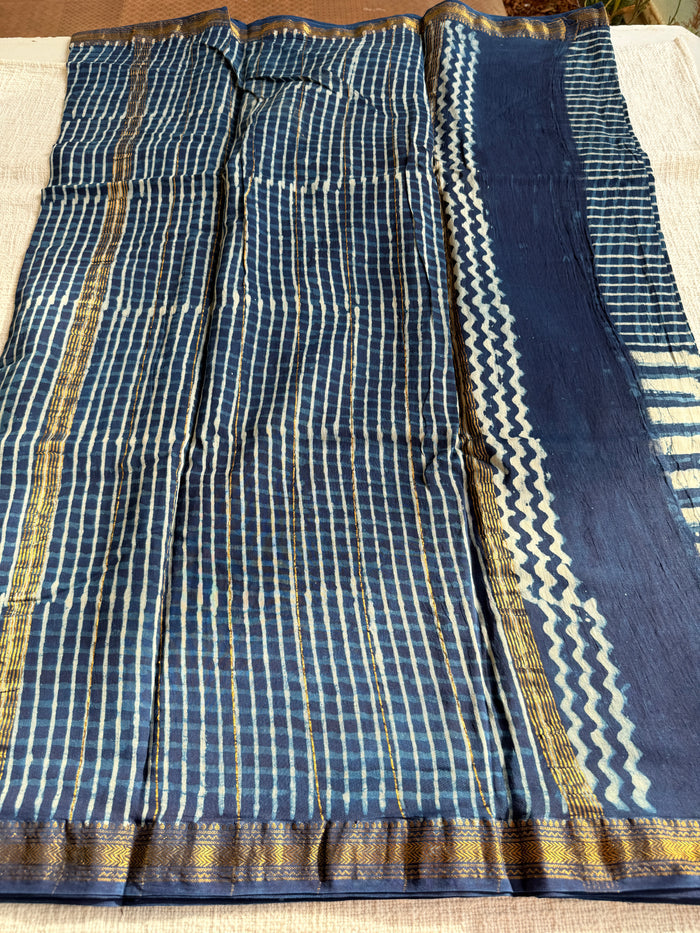 Maheswari border chanderi saree