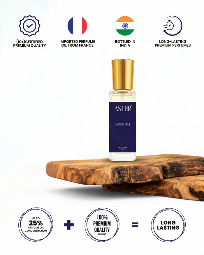 Man In Blue EDP for Men 20ml fragrance bottle