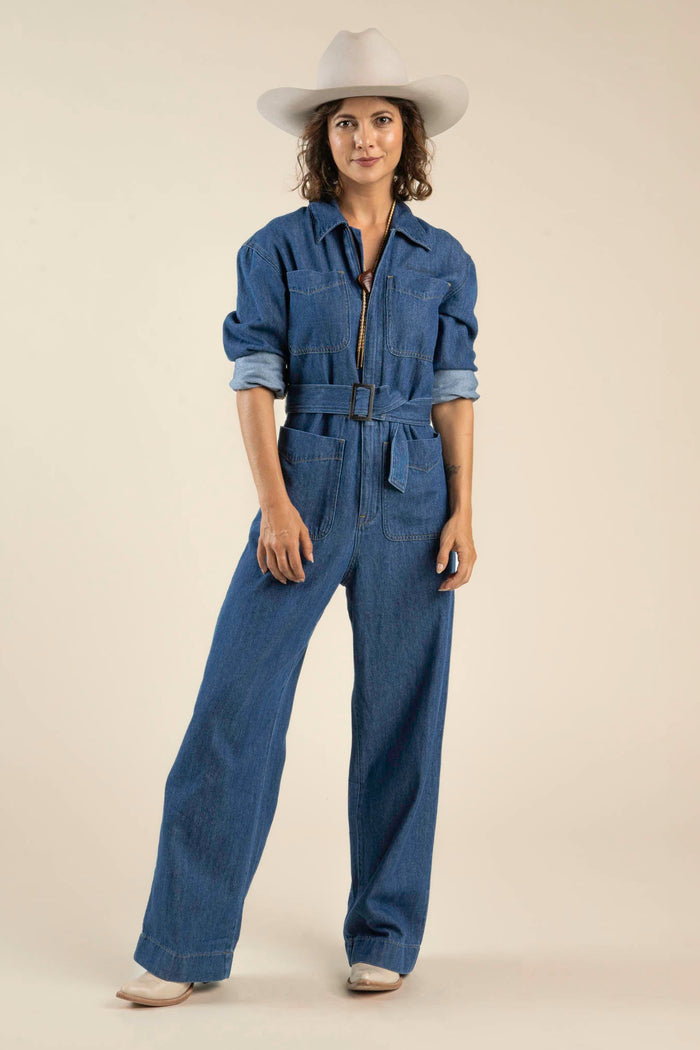 Margot Denim Jumpsuit by Sendero Provisions