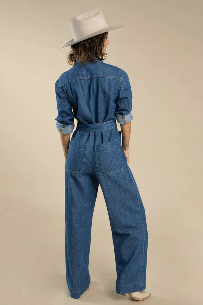 Margot Denim Jumpsuit by Sendero Provisions
