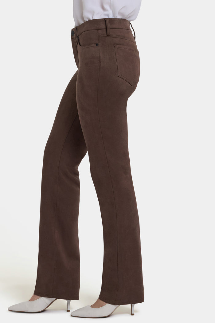 Marilyn Straight Pants In Petite - Coffee Bean