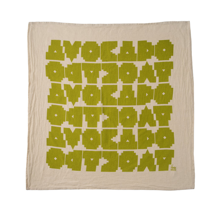 House Industries Market Towel in Avocado