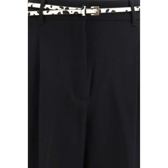 Max Mara Black Triacetate Dress Pants