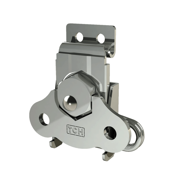 Medium Twist Catch and Keeper are shown side by side. Both are Steel with a Zinc Finish.