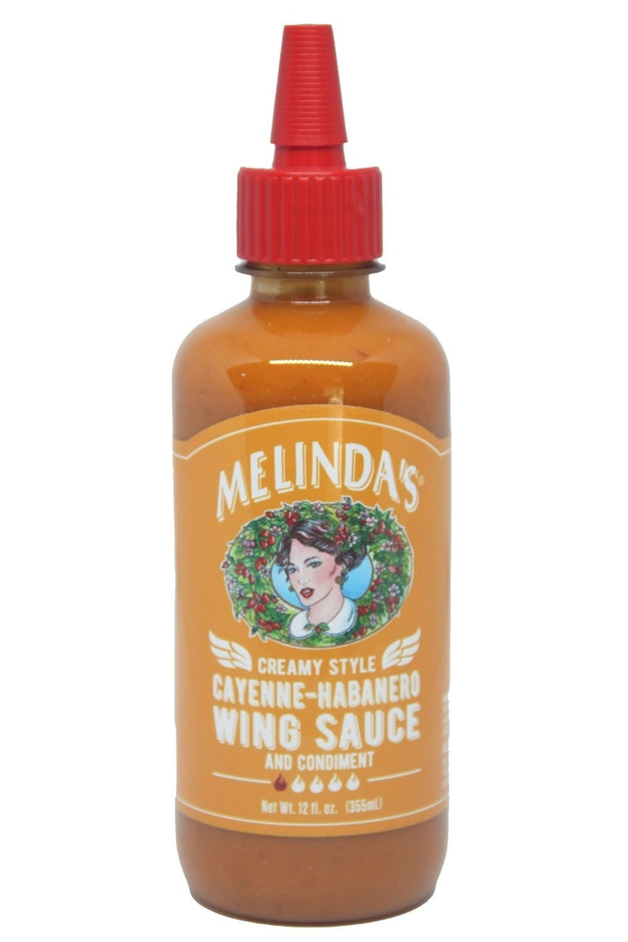 Melinda's Creamy Style Cayenne - Habanero Wing Sauce - 355ml (12oz) - CLEARANCE