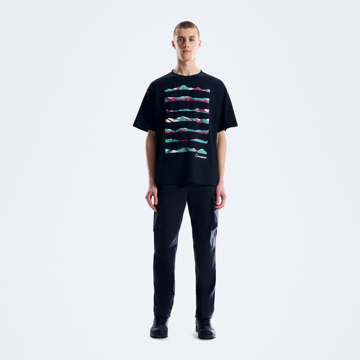 Men's Geo Landscape Tee - Black