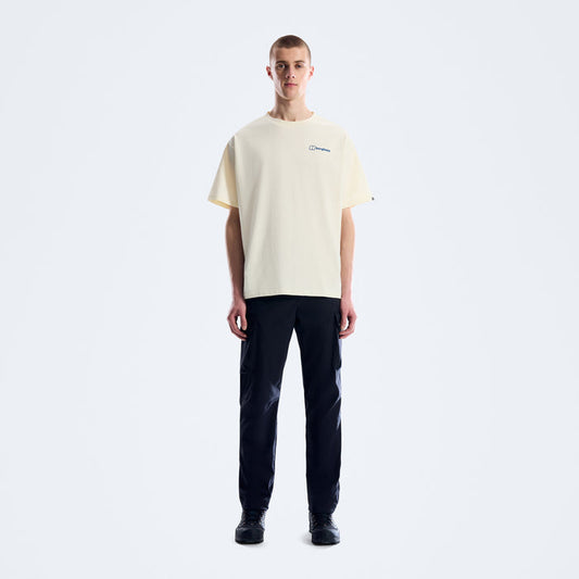 Men's Geo Mountain Tee - Cream