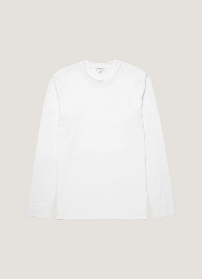 Men's Long Sleeve Riviera T-shirt in White
