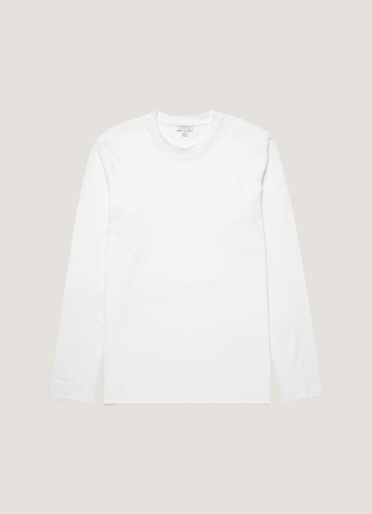 Men's Long Sleeve Riviera T-shirt in White