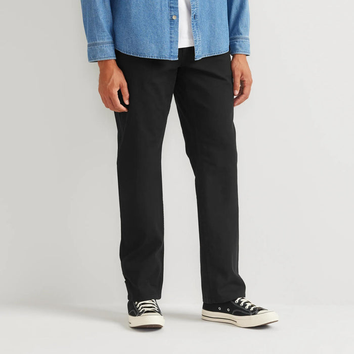 Men's Mountain Flex Classic Fit Canvas Pants-Black-Regular-5