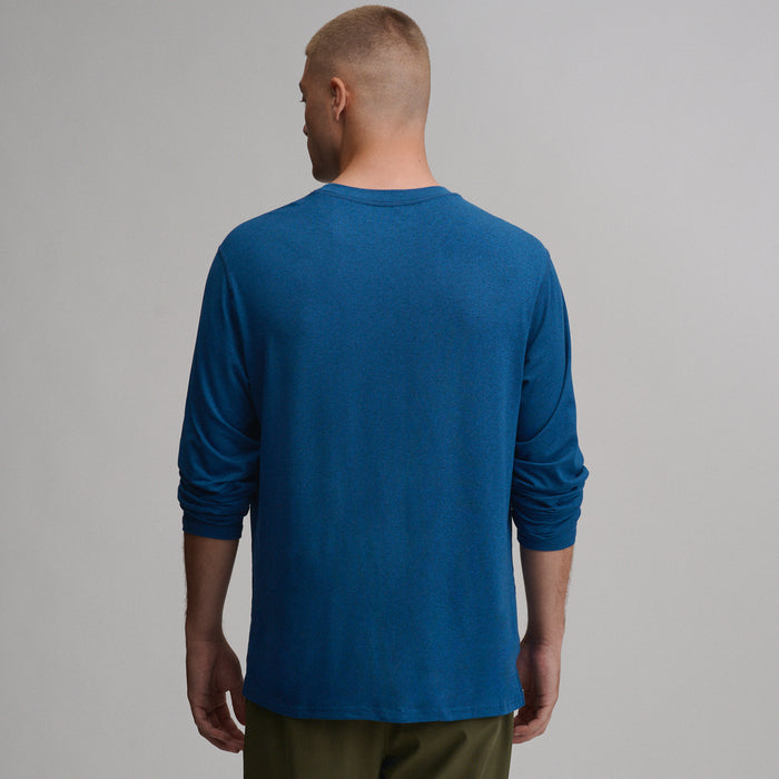 Men's Mountain Trek Long-Sleeve Shirt-Blue-2