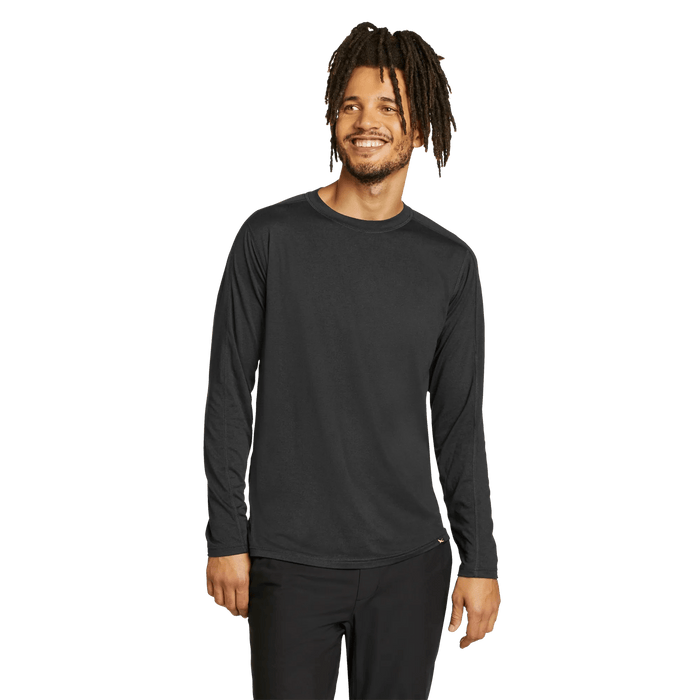 Men's Mountain Trek Long-Sleeve Shirt-Charcoal Htr-Regular-3