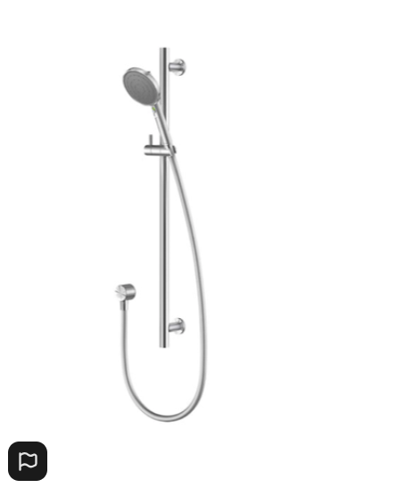 Methven Tūroa RAIL SHOWER - STAINLESS STEEL & GRAPHITE