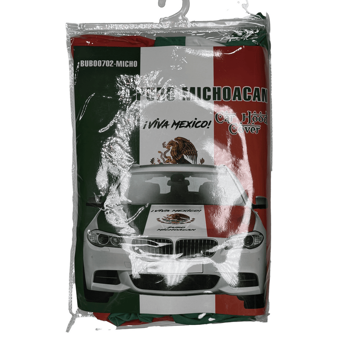 Mexico & Puro Michoacán Car Hood Cover – Fits Most Cars - TRUECOLOR WHOLESALE