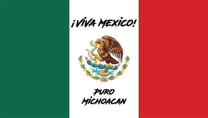 Mexico & Puro Michoacán Car Hood Cover – Fits Most Cars - TRUECOLOR WHOLESALE