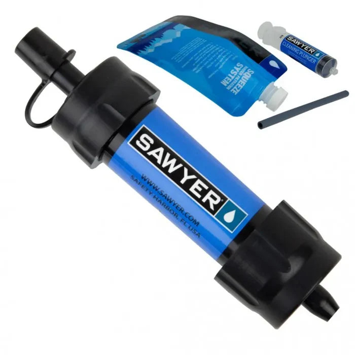 מסנן מים Sawyer Mini: קל משקל, לטיולים, מסנן עד 380,000 ליטר.