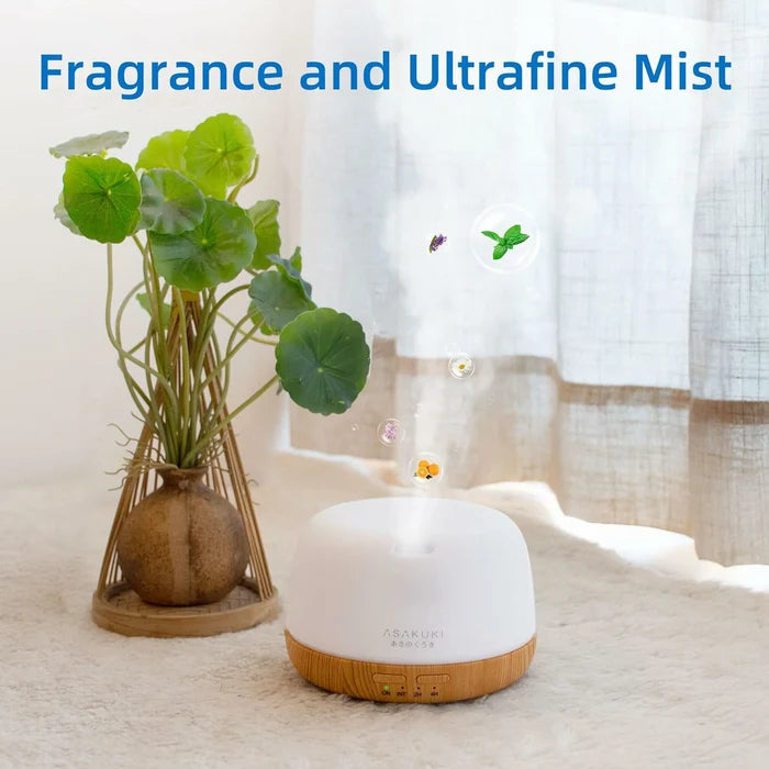 Mini Rock Light Wood Essential Oil Diffuser