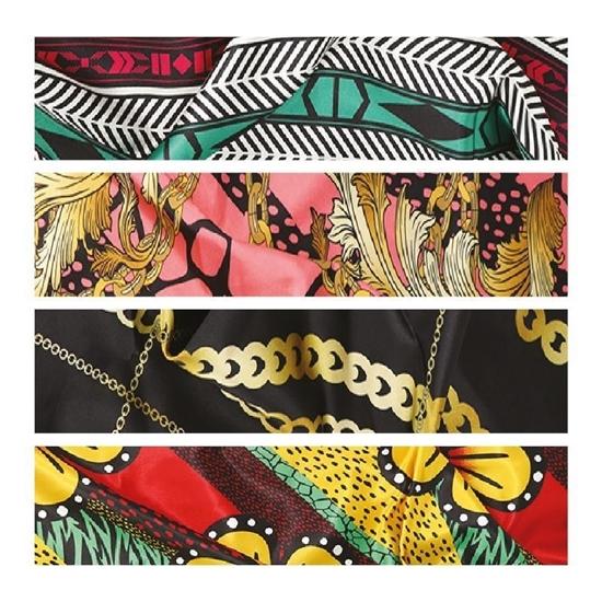 M&M Qfitt  LUX - Luxury Silky Satin Pattern Bonnet - Braid # 7031Afro - 6/packs - Palms Fashion Inc.