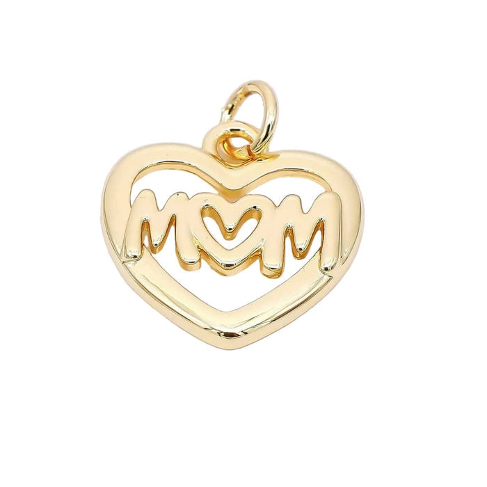 Mom Heart Charm