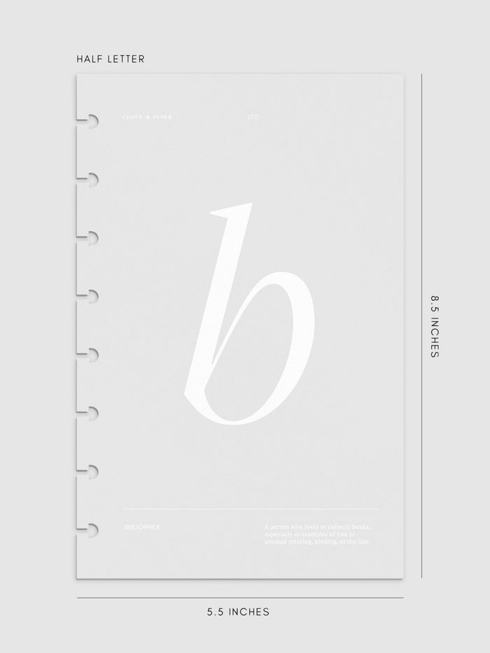 B / Half Letter 8-Disc Punch