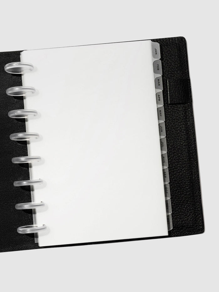 Half Letter 8-Disc Punch / Black Foil