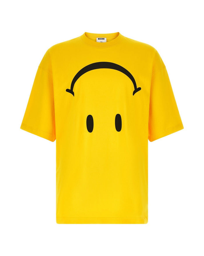Moschino Bicolor Cotton T-Shirt