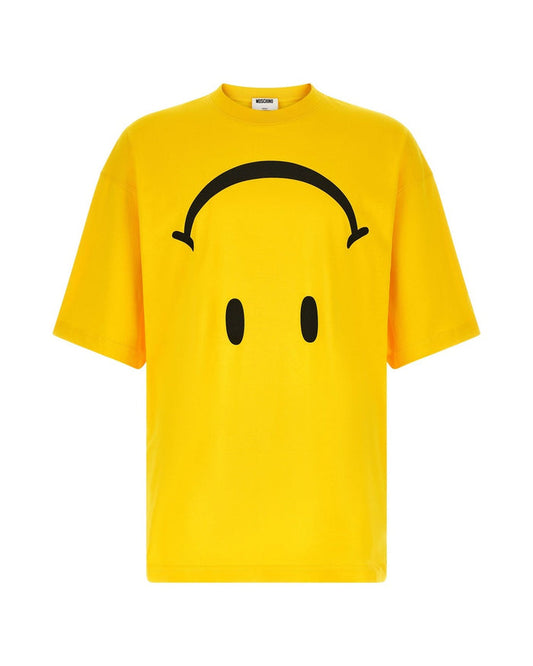 Moschino Bicolor Cotton T-Shirt