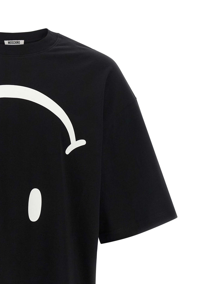 Moschino Bicolor Cotton T-Shirt