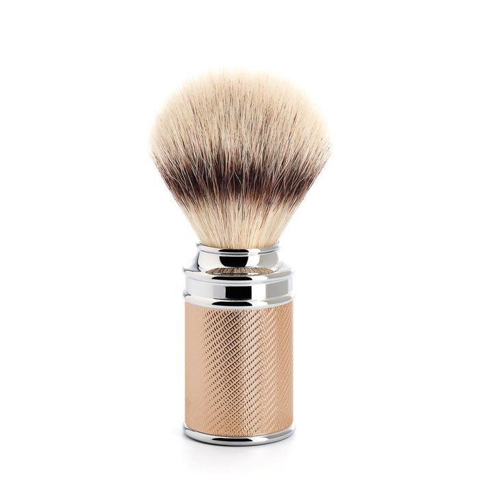 MÜHLE Rosegold Silvertip Fiber & Open Comb Safety Razor Shaving Set, Silvertip Fiber Shaving Brush