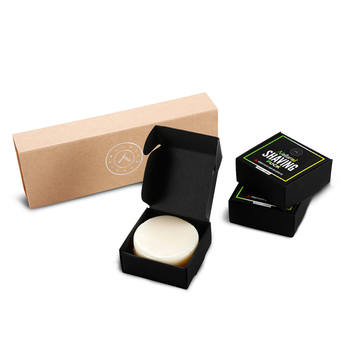 Naked Armor Noah's Organic Shaving Soap 75g (3 Pucks).