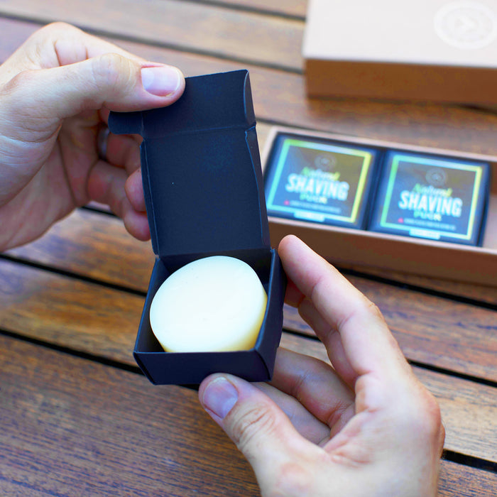 Naked Armor Noah's Organic Shaving Soap 75g (3 Pucks).