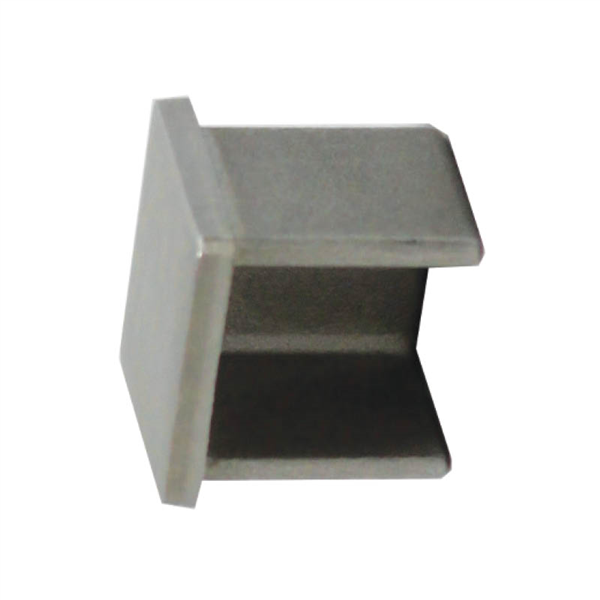 Nano DELUXE - End Cap - SATIN, Suits 30 x 21mm handsrail - Image 1