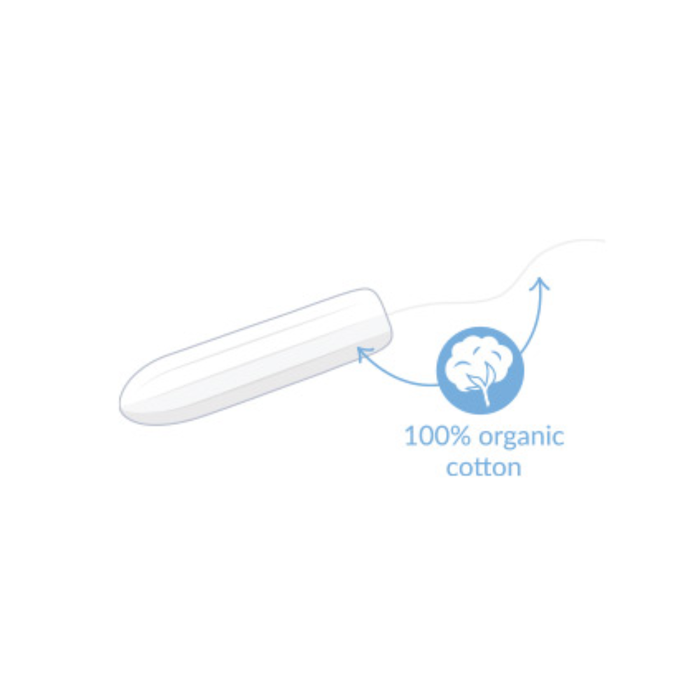 Natracare Super Plus Non-Applicator Organic Cotton Tampons 20 Pack
