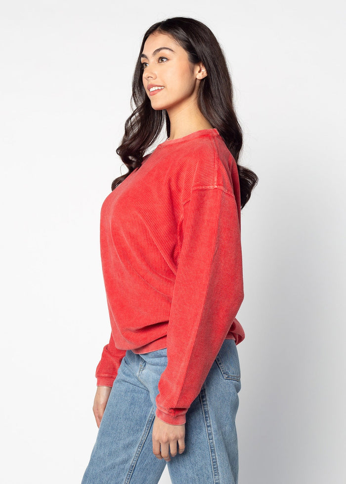 NC State Wolfpack Women's Clubhouse Original Corded Crew
