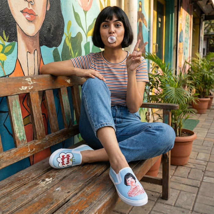 NeverMind Slipons - The Quirky Naari