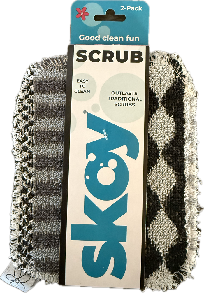 New Monochrome Skoy Scrub Scouring Pads 2 pack
