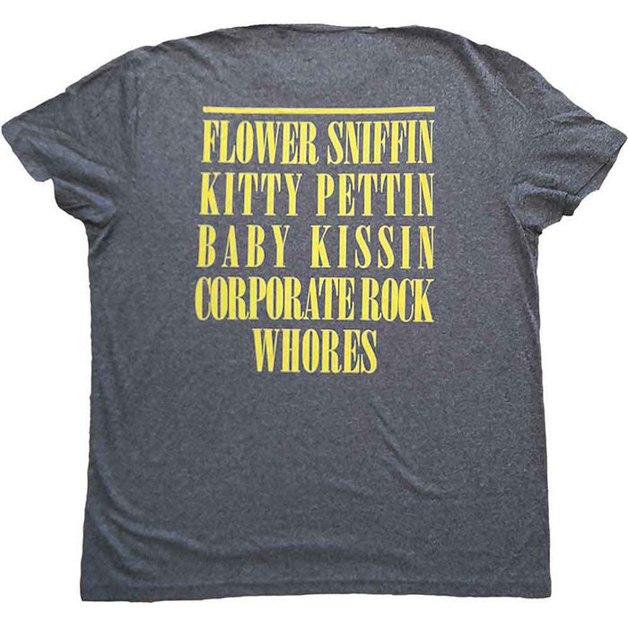 NIRVANA - FLOWER SNIFFIN - T-Shirt Black (Back Print)