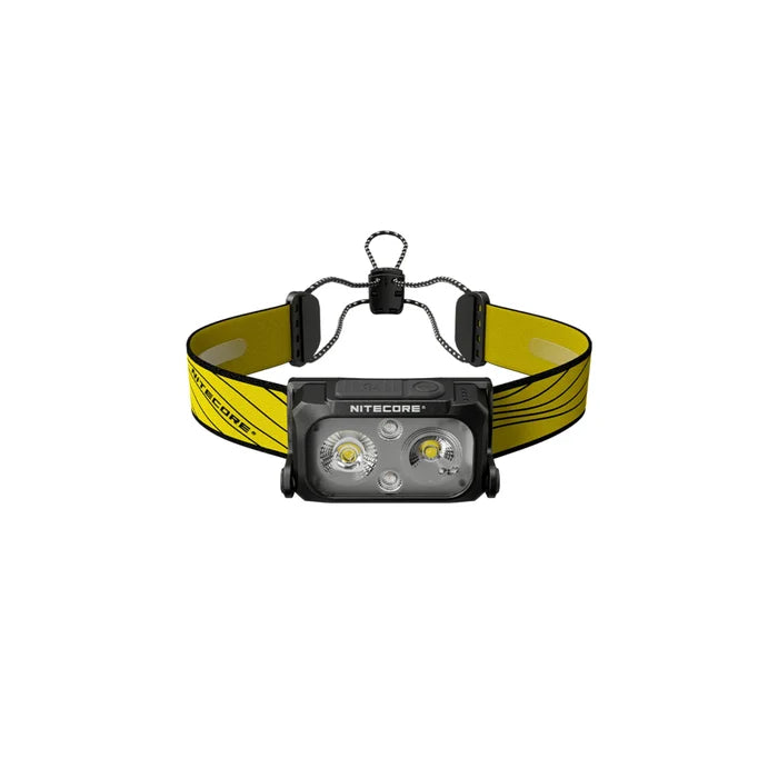 פנס ראש Nitecore NU25, 400 לומן, קל משקל ונטען