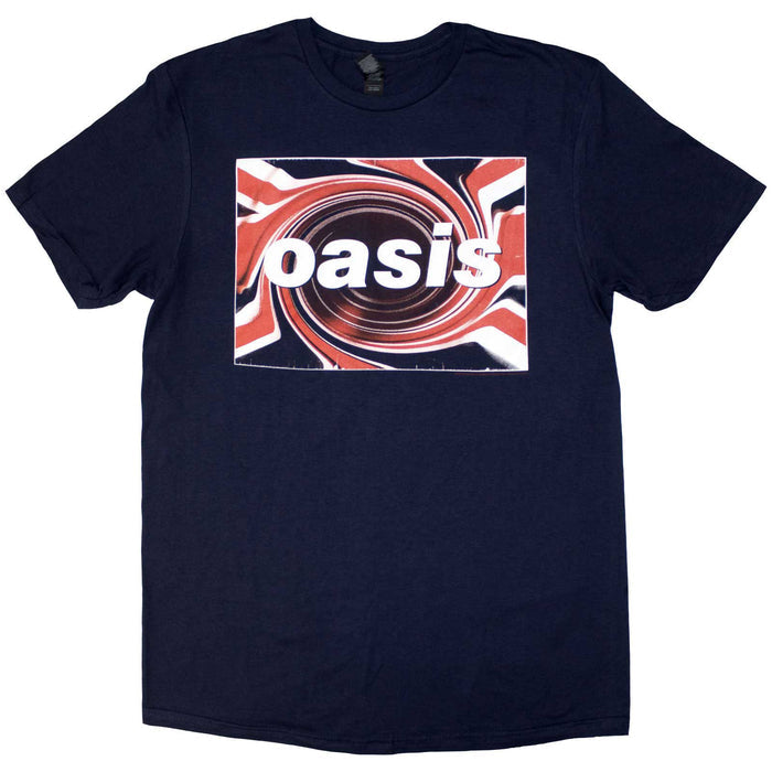 OASIS - UNION JACK - T-Shirt Blue